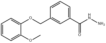 3-[(2-methoxyphenoxy)methyl]benzohydrazide Structure