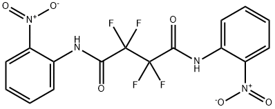 2,2,3,3-tetrafluoro-N~1~,N~4~-bis{2-nitrophenyl}succinamide 구조식 이미지