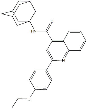 N-(1-adamantyl)-2-(4-ethoxyphenyl)-4-quinolinecarboxamide Structure