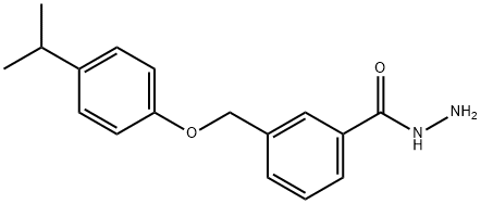3-[(4-isopropylphenoxy)methyl]benzohydrazide 구조식 이미지