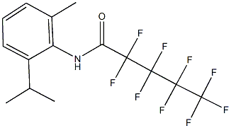 2,2,3,3,4,4,5,5,5-nonafluoro-N-(2-isopropyl-6-methylphenyl)pentanamide Structure