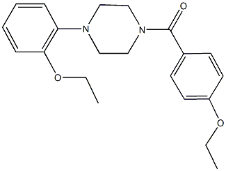 1-(4-ethoxybenzoyl)-4-(2-ethoxyphenyl)piperazine Structure