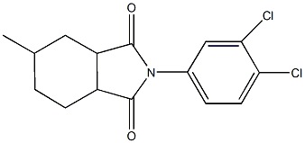 2-(3,4-dichlorophenyl)-5-methylhexahydro-1H-isoindole-1,3(2H)-dione 구조식 이미지