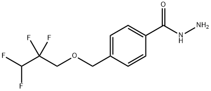 4-[(2,2,3,3-tetrafluoropropoxy)methyl]benzohydrazide Structure