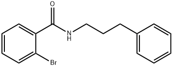 2-bromo-N-(3-phenylpropyl)benzamide 구조식 이미지