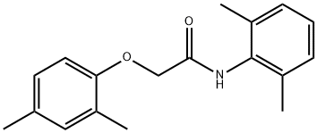 2-(2,4-dimethylphenoxy)-N-(2,6-dimethylphenyl)acetamide 구조식 이미지
