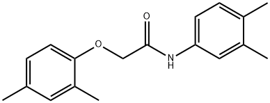 2-(2,4-dimethylphenoxy)-N-(3,4-dimethylphenyl)acetamide Structure