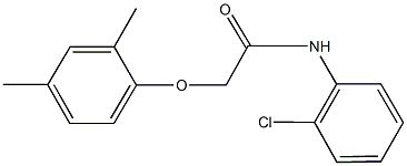 N-(2-chlorophenyl)-2-(2,4-dimethylphenoxy)acetamide Structure