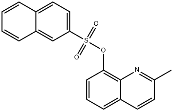 2-methylquinolin-8-yl naphthalene-2-sulfonate Structure