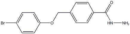 4-[(4-bromophenoxy)methyl]benzohydrazide Structure