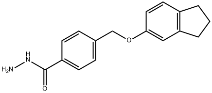 4-[(2,3-dihydro-1H-inden-5-yloxy)methyl]benzohydrazide 구조식 이미지