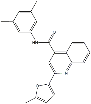 N-(3,5-dimethylphenyl)-2-(5-methyl-2-furyl)-4-quinolinecarboxamide Structure
