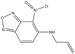 5-(allylamino)-4-nitro-2,1,3-benzoxadiazole Structure