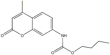 butyl 4-methyl-2-oxo-2H-chromen-7-ylcarbamate 구조식 이미지