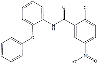 2-chloro-5-nitro-N-(2-phenoxyphenyl)benzamide Structure