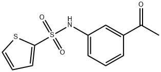 N-(3-acetylphenyl)-2-thiophenesulfonamide Structure