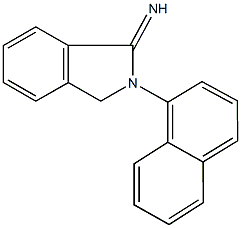 2-(1-naphthyl)-1-isoindolinimine 구조식 이미지