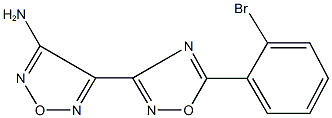 4-[5-(2-bromophenyl)-1,2,4-oxadiazol-3-yl]-1,2,5-oxadiazol-3-amine Structure