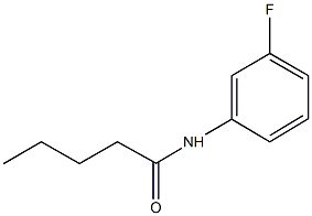 N-(3-fluorophenyl)pentanamide 구조식 이미지