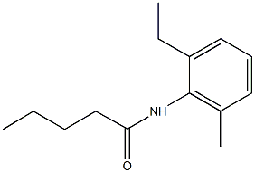 N-(2-ethyl-6-methylphenyl)pentanamide Structure