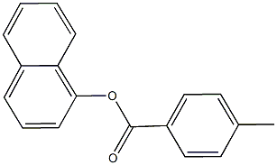 1-naphthyl 4-methylbenzoate Structure