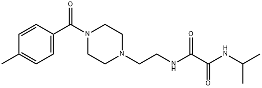 N~1~-isopropyl-N~2~-{2-[4-(4-methylbenzoyl)-1-piperazinyl]ethyl}ethanediamide Structure