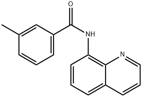 3-methyl-N-(8-quinolinyl)benzamide Structure