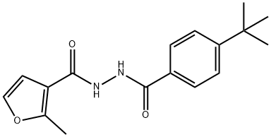 N'-(4-tert-butylbenzoyl)-2-methyl-3-furohydrazide 구조식 이미지