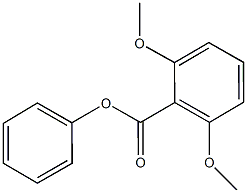 phenyl 2,6-dimethoxybenzoate Structure