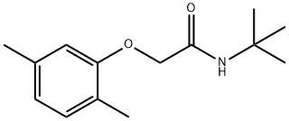 N-(tert-butyl)-2-(2,5-dimethylphenoxy)acetamide Structure