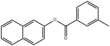 2-naphthyl 3-methylbenzoate 구조식 이미지