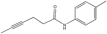 N-(4-methylphenyl)hex-4-ynamide 구조식 이미지