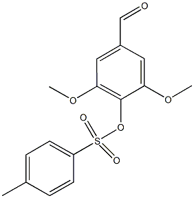 4-formyl-2,6-dimethoxyphenyl 4-methylbenzenesulfonate Structure