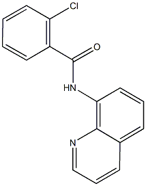 2-chloro-N-(8-quinolinyl)benzamide 구조식 이미지