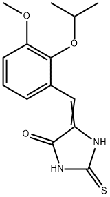 5-(2-isopropoxy-3-methoxybenzylidene)-2-thioxo-4-imidazolidinone Structure