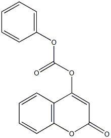 2-oxo-2H-chromen-4-yl phenyl carbonate 구조식 이미지