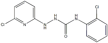 N-(2-chlorophenyl)-2-(6-chloro-2-pyridinyl)hydrazinecarboxamide Structure