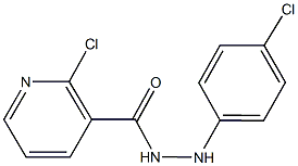 2-chloro-N'-(4-chlorophenyl)nicotinohydrazide Structure