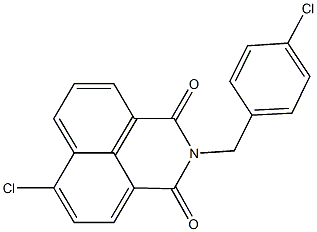 6-chloro-2-(4-chlorobenzyl)-1H-benzo[de]isoquinoline-1,3(2H)-dione Structure
