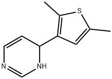 6-(2,5-dimethyl-3-thienyl)-1,6-dihydropyrimidine Structure