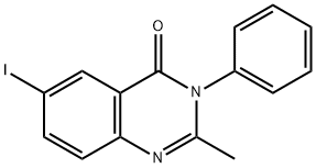 6-iodo-2-methyl-3-phenyl-4(3H)-quinazolinone 구조식 이미지