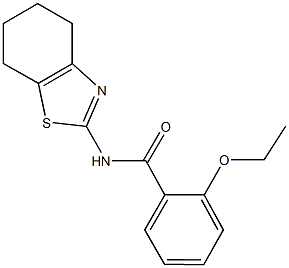 2-ethoxy-N-(4,5,6,7-tetrahydro-1,3-benzothiazol-2-yl)benzamide 구조식 이미지