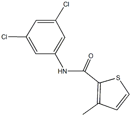 N-(3,5-dichlorophenyl)-3-methyl-2-thiophenecarboxamide 구조식 이미지