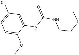 N-butyl-N'-(5-chloro-2-methoxyphenyl)urea Structure