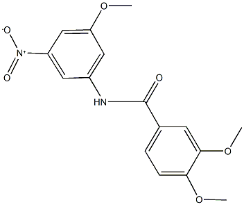 N-{3-nitro-5-methoxyphenyl}-3,4-dimethoxybenzamide 구조식 이미지