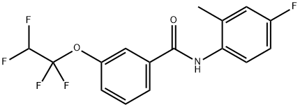 N-(4-fluoro-2-methylphenyl)-3-(1,1,2,2-tetrafluoroethoxy)benzamide Structure