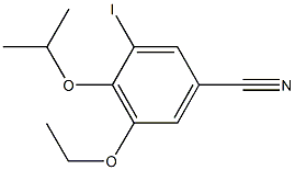 3-ethoxy-5-iodo-4-isopropoxybenzonitrile 구조식 이미지