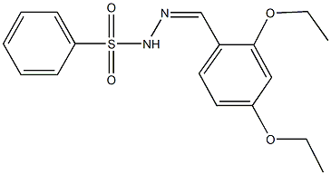 N'-(2,4-diethoxybenzylidene)benzenesulfonohydrazide 구조식 이미지