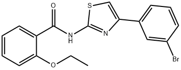 N-[4-(3-bromophenyl)-1,3-thiazol-2-yl]-2-ethoxybenzamide Structure