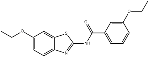 3-ethoxy-N-(6-ethoxy-1,3-benzothiazol-2-yl)benzamide Structure